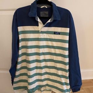 L.L. Bean Lakewashed Rugby Traditional Fit Long-Sleeve
